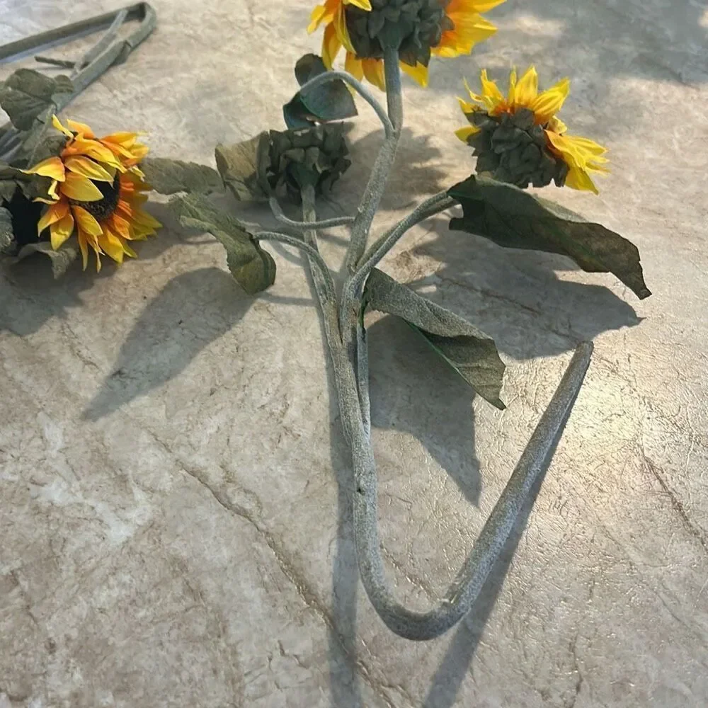Faux Sunflower Sprays